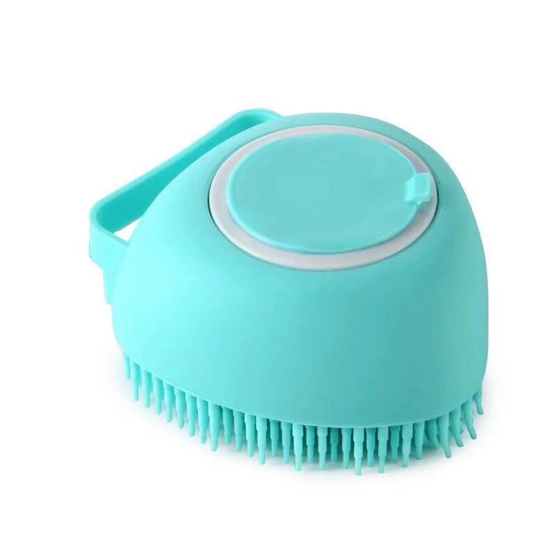 Dog Shampoo Dispensing Bath Brush